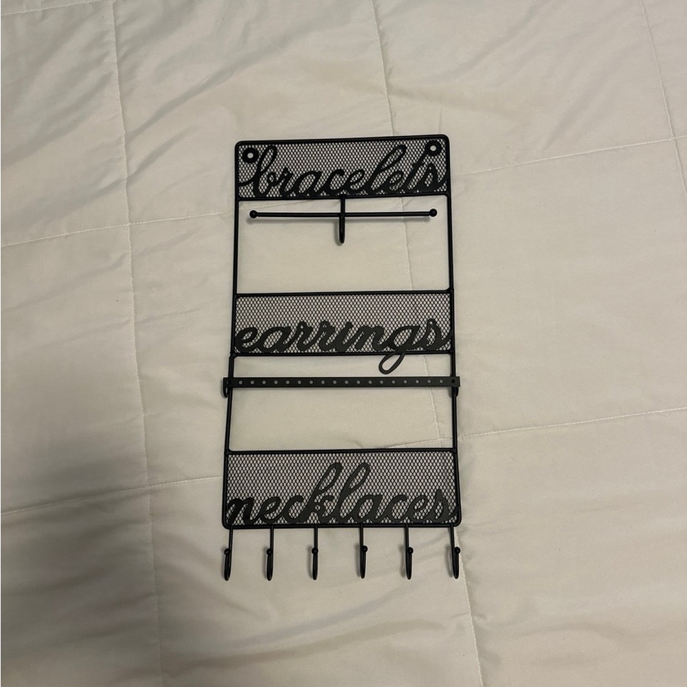 Black Jewelry Organizer